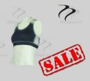 Navy Lycra Crop Top Women